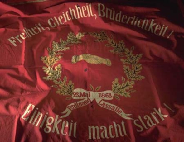 Traditionsfahne der SPD